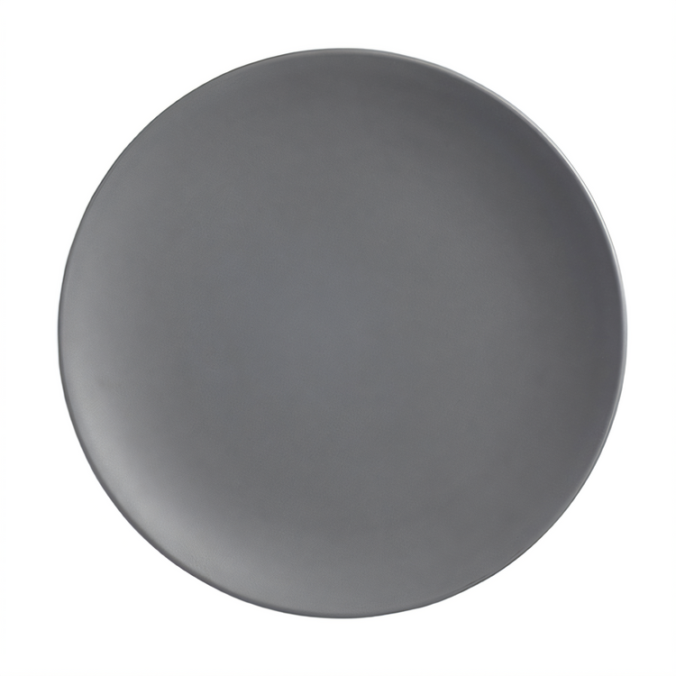 Product image #1 for American Metalcraft 9-Inch Round Coupe Matte Gray Melamine Plate
