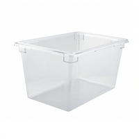 Winco Full-Size 15-Inch Deep Clear Polycarbonate Food Storage Box, 22 Gallon