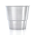 Thumbnail image #1 for Mercer Culinary M35950 Milkshake Mixer Collar, 18/8 Stainless Steel, Mirror Finish, Dishwasher Safe Case of 12