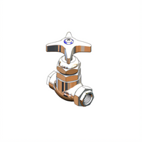 T&S Brass 3-Inch Shut-Off Control Valve with Cross Handle, 1/2-Inch Female NPT