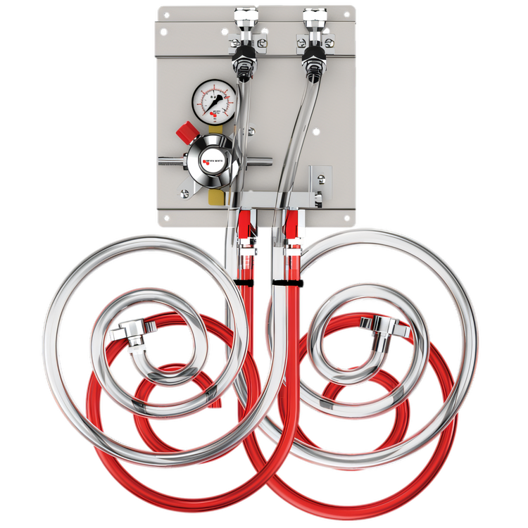 Product image #1 for 2-Product Premium Plus Multi-Use Regulator Panel Kit with 3/8-Inch Jumper Lines