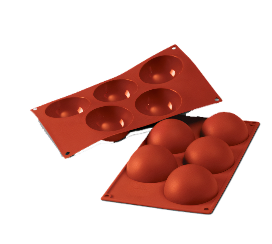 Product image #1 for Silikomart 5-Cavity Half Sphere Silicone Mold