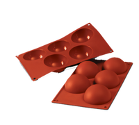 Silikomart 5-Cavity Half Sphere Silicone Mold