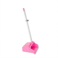Sparta Spectrum Color-Coded Upright Dust Pan with Aluminum Handle, 12-Inch Wide, Pink