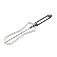 Crestware Knee Action Vegetable Peeler with Carbon Steel Blade