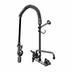 Thumbnail image #1 for T&S Brass EasyInstall 8 Inch Wall-Mount Pre-Rinse Unit with Add-On Faucet, 44 Inch Hose and 12 Inch Swing Nozzle