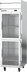 Thumbnail image #1 for Beverage-Air Horizon Series One-Section Reach-In Refrigerator with Two Half Glass Doors, Top-Mounted Self-Contained R290, 22.28 Cu. Ft.