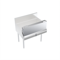 Krowne Royal Series Single 32-Inch Stainless Steel Speed Rail Locking Cover