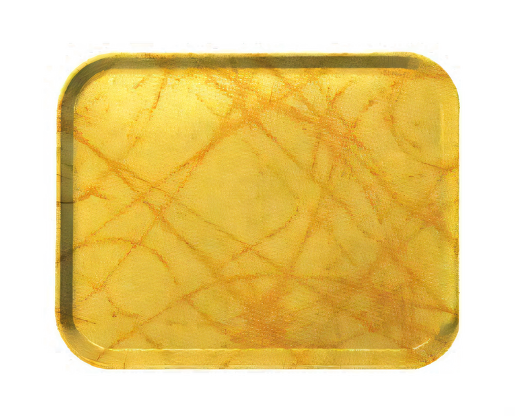 Product image #1 for Glasteel Starfire Gray Rectangular Fiberglass Cafeteria Tray, 18 x 14 Inches