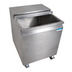 Thumbnail image #1 for Stainless Steel Mobile Ice Bin with Sliding Lid, 117 lb Capacity