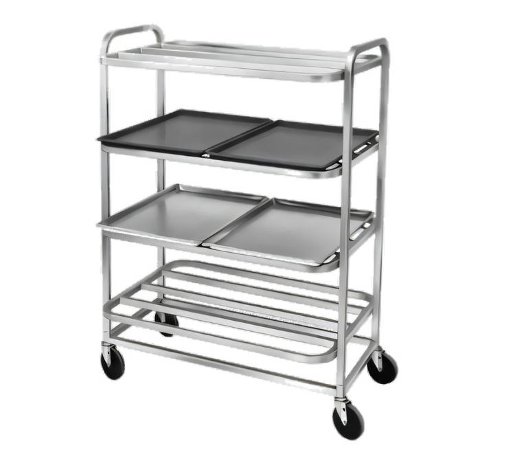 Product image #1 for Channel SM-4 Aluminum Mobile 4-Shelf Spot Merchandiser Display/Universal Rack