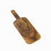 Thumbnail image #1 for Naturals Olive Wood Pattern Melamine Serving Peel with Handle, 12 x 6 Inch