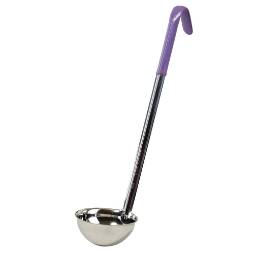 Product image #1 for Winco Purple Color-Coded Stainless Steel Ladle, 6 oz, 15-1/2-Inch Handle