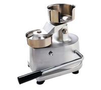 Eurodib Compact Aluminum Hamburger Press with 4-Inch Stainless Steel Mold