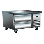 Thumbnail image #1 for Serv-Ware CB36-HC 38-Inch 2-Drawer Refrigerated Chef Base, 5.1 Cu. Ft., Stainless Steel, Self-Contained Side-Mounted Refrigeration