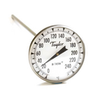 Thumbnail image #1 for Taylor Precision Bitherm 8238J Dial Pocket Food Thermometer, 0°C to 250°C, 8-Inch Stem, 1-3/4-Inch Dial Case of 50