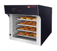 Hatco Flav-R-Savor Air Curtain Heated Countertop Pass-Thru Display Cabinet, 4-Tier Slides for Full-Size Sheet Pans