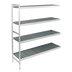 Thumbnail image #1 for Fermostock 4-Tier Shelving Expansion Unit with Removable Polymer Inserts, 66-Inch High x 31-Inch Wide x 22-Inch Deep
