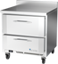 Thumbnail image #1 for Victory Refrigeration 32-Inch V-Core Worktop Freezer Counter with 2 Drawers, 7.22 Cu. Ft., Rear-Mounted Self-Contained Refrigeration