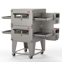 XLT Ovens Double Stack Gas Conveyor Pizza Oven with 18-Inch Belt and 32-Inch Baking Chamber