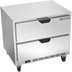 Thumbnail image #1 for Beverage-Air UCFD36AHC-2 Two-Section Undercounter Freezer with 2 Drawers, 36 Inch, 8.7 Cu. Ft.