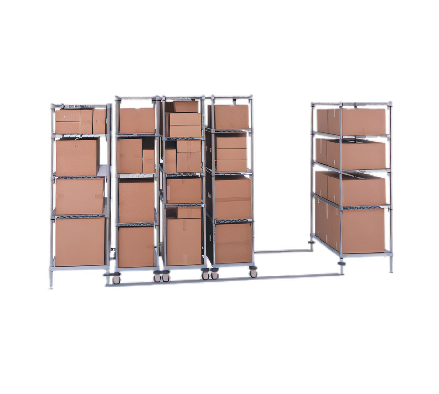 Product image #1 for Metro qwikTRAK Double Deep High-Density Floor Track Stationary Intermediate Unit Kit, Metroseal Green with Microban, 74-Inch Posts