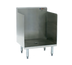 Thumbnail image #1 for Eagle 1800 Series 18-Inch Flatboard Top Underbar Glass Rack Storage Unit with Open Cabinet Base