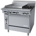 Thumbnail image #1 for Garland Cuisine Series 36-Inch Heavy Duty Gas Combination Top Range with 2 Open Burners, 24-Inch Thermostatic Griddle and Convection Oven