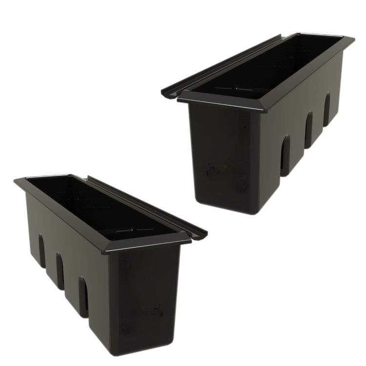 Product image #1 for Glastender 4-Bottle ABS Plastic Bottle Well Set for 24-Inch Deep Ice Bins