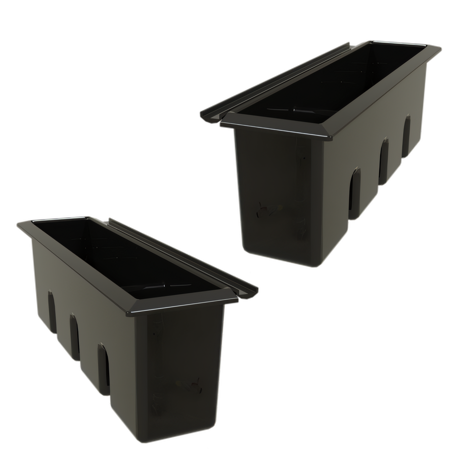 Product image #1 for Glastender 4-Bottle ABS Plastic Bottle Well Set for 24-Inch Deep Ice Bins
