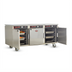 Thumbnail image #1 for FWE Handy Line Mobile 3-Compartment Heated Holding Cabinet, Undercounter Height, 3 Solid Doors