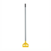 Thumbnail image #1 for Invader 54-Inch Fiberglass Quick Release Wet Mop Handle with Yellow Plastic Head