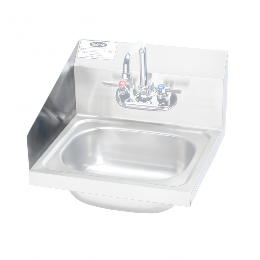 Product image #1 for Krowne 15 Inch Left Side Splash Guard for Hand Sink