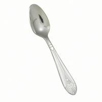 Peacock 4-1/2 Inch Demitasse Spoon, 18/8 Stainless Steel, Extra Heavyweight, Mirror Finish