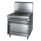 Thumbnail image #1 for Jade Range (Middleby) Titan JTRH-2HT-A 24-Inch Heavy-Duty Gas Hot Top Range, 2 Cast-Iron Hot Tops, Stainless Steel, Cabinet Base
