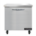 Thumbnail image #1 for Continental Refrigerator 32-Inch One-Section Work Top Freezer with Stainless Steel Flat Top and R290 Refrigeration
