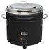 Thumbnail image #1 for Omcan 11 Qt Countertop Electric Retro Soup Warmer/Rethermalizer - Black