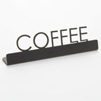 Thumbnail image #1 for American Metalcraft SBC5 Printed Coffee Table Sign, Black 202 Stainless Steel Case of 144