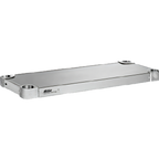 Thumbnail image #1 for Eagle Group Quik-Set SHDS1860SF 60 x 18 Inch 14-Gauge 304 Stainless Steel Solid Shelf with Marine Edge, 1,000 lb. Capacity
