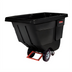 Thumbnail image #1 for Rubbermaid Commercial Rotational Molded Utility Duty Tilt Truck, 1 Cubic Yard, 850 lb Capacity, Black