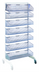 Thumbnail image #1 for Quantum Mobile Single-Sided Partition Wall Add-On Unit with 7 Baskets