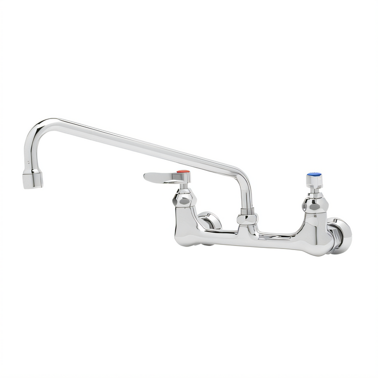 Product image #1 for T&S Brass Wall Mount Pantry Faucet with 12-Inch Swing Nozzle, 8-Inch Centers