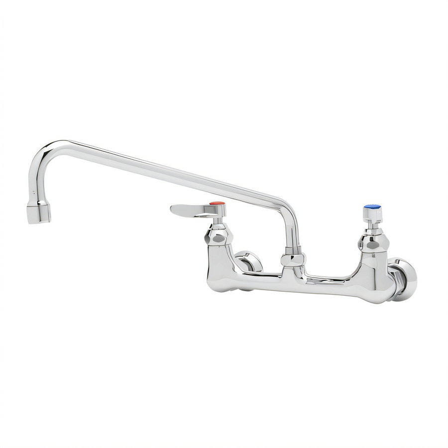 Product image #1 for T&S Brass Wall Mount Pantry Faucet with 12-Inch Swing Nozzle, 8-Inch Centers