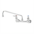Thumbnail image #1 for T&S Brass Wall Mount Pantry Faucet with 12-Inch Swing Nozzle, 8-Inch Centers