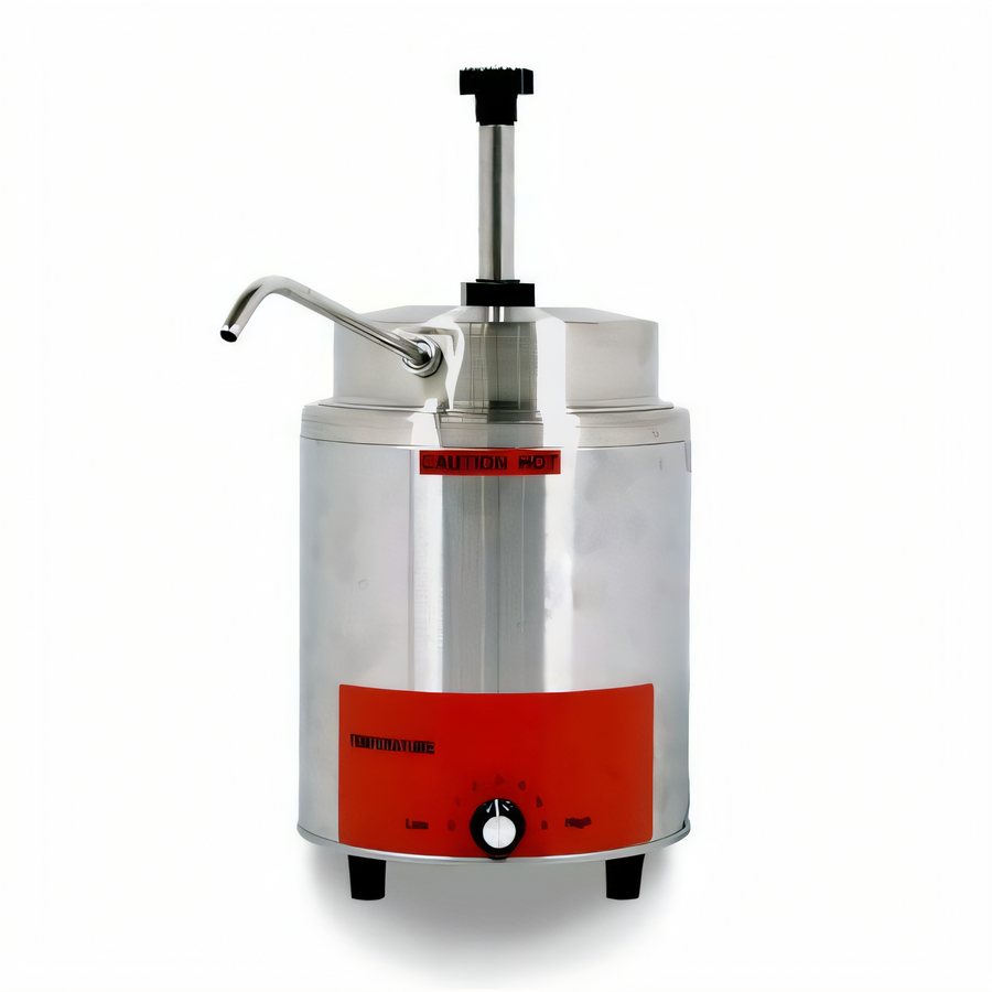 Product image #1 for Countertop Stainless Steel Sauce Warmer with Pump, 3.5 Qt