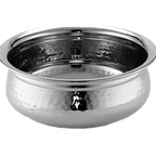 Thumbnail image #1 for American Metalcraft HB7 38 oz Round Stainless Steel Hammered Finish Serving Bowl Case of 24