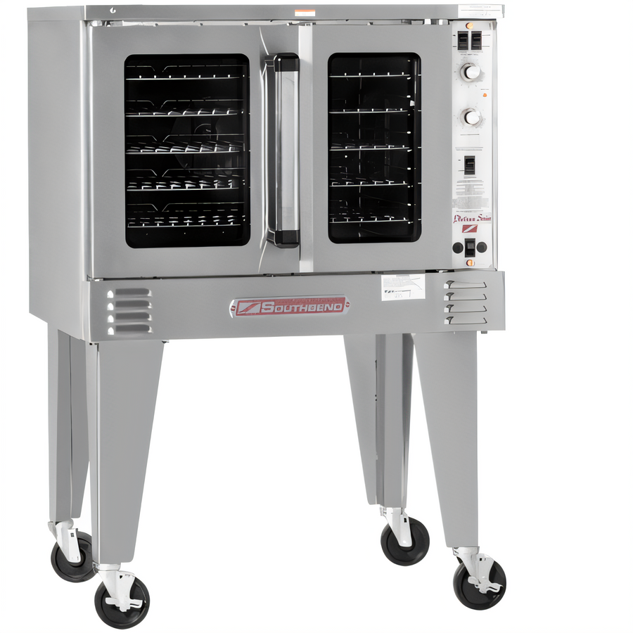 Product image #1 for Southbend Platinum Single Deck Electric Convection Oven, Standard Depth, 7.5 kW, Standard Controls, Dependent Doors