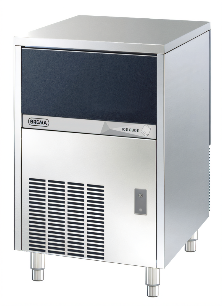 Product image #1 for Brema Undercounter Cube Ice Maker with 35 lb Bin, Air-Cooled, Self-Cleaning AWS, 90 lb/24 Hr