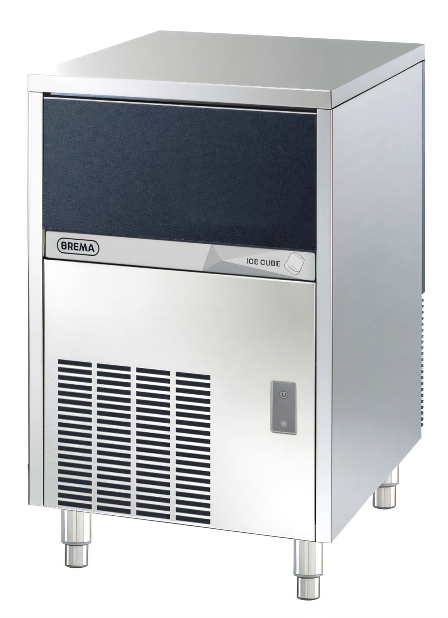 Product image #1 for Brema Undercounter Cube Ice Maker with 35 lb Bin, Air-Cooled, Self-Cleaning AWS, 90 lb/24 Hr