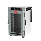Thumbnail image #1 for Metro HotBlox™ HBCN8-ACPS-CT 8-Pan Pass-Thru Insulated Holding Cabinet, Countertop/Stacking, Analog, Clear Front and Solid Rear Doors